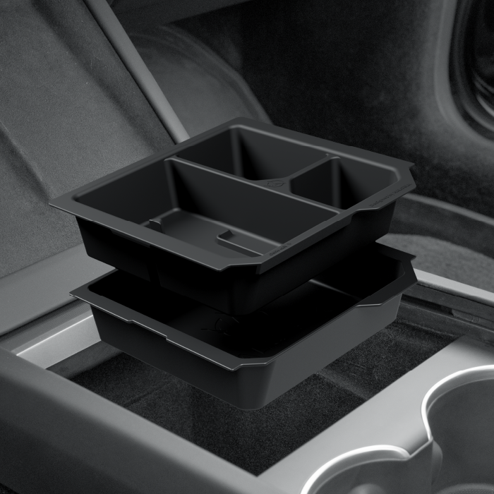 Center Console Organizer-Armrest Storage Box for Model 3 Highland