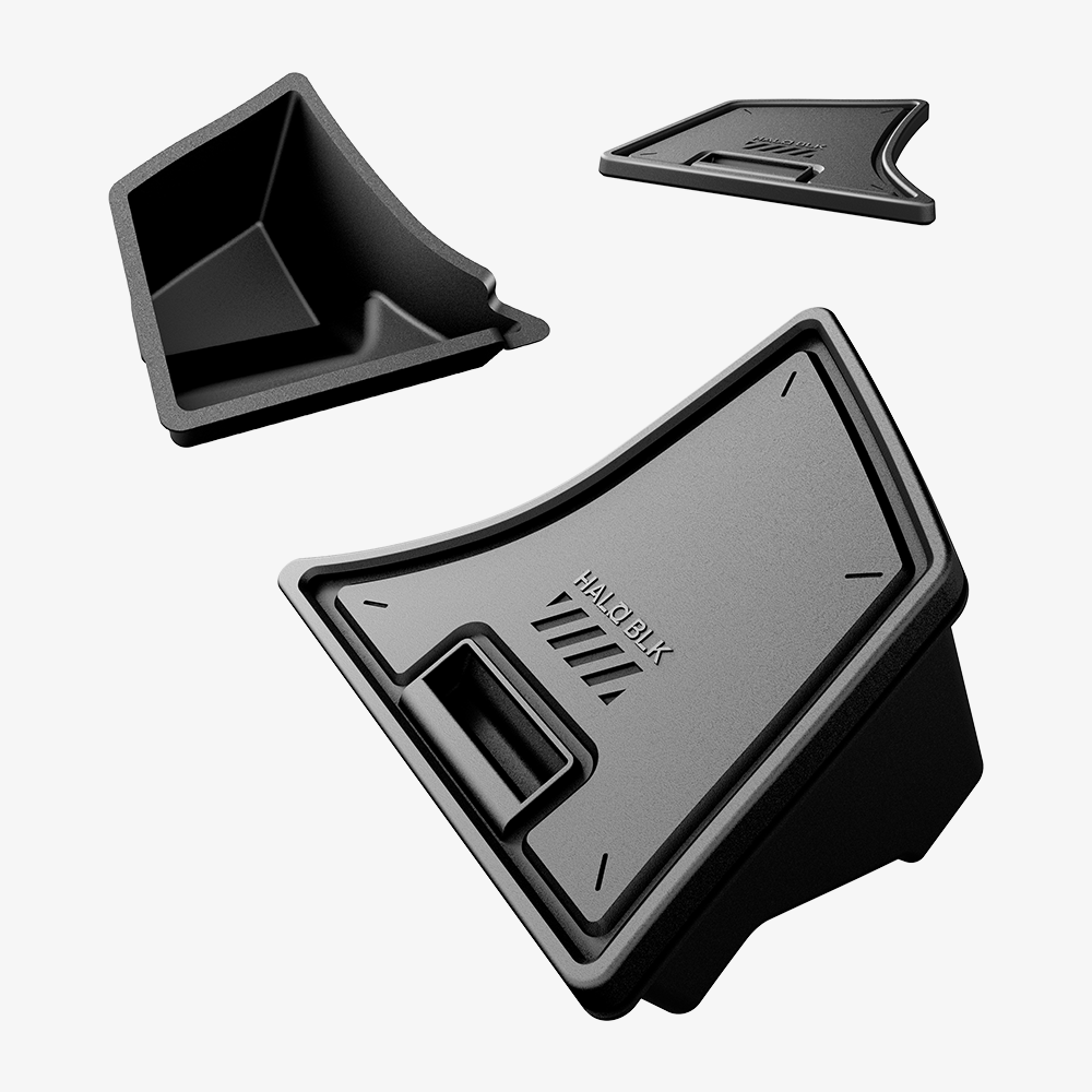 Haloblk Trunk Storage Bins For Tesla Model 3 Highland