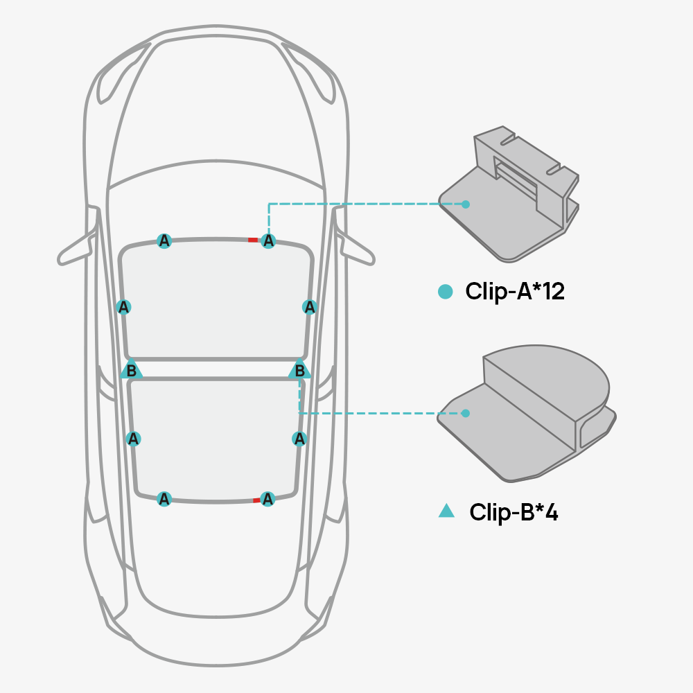 Voyager 2 Roof Glass Sunshade For Tesla Model 3