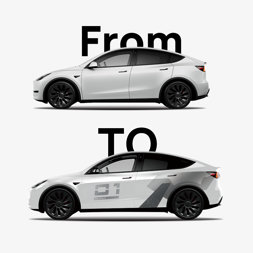 Custom Livery Sticker for Tesla Model Y 2025