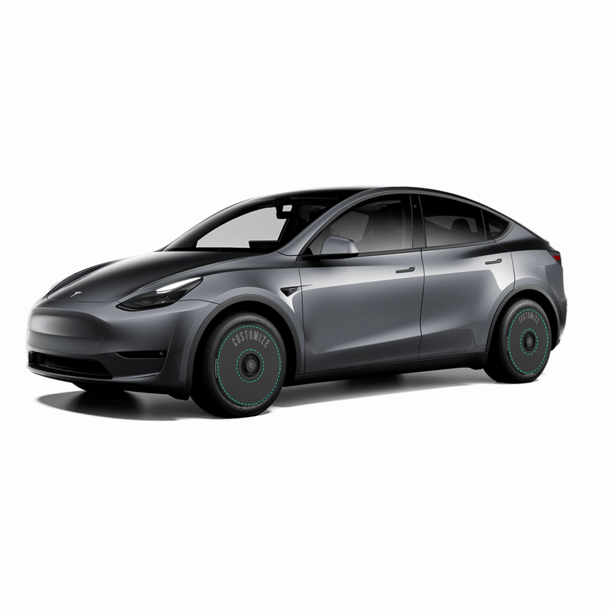 HALODISC 2 Wheel Covers for Tesla Model Y 19" Gemini Wheels丨Customize