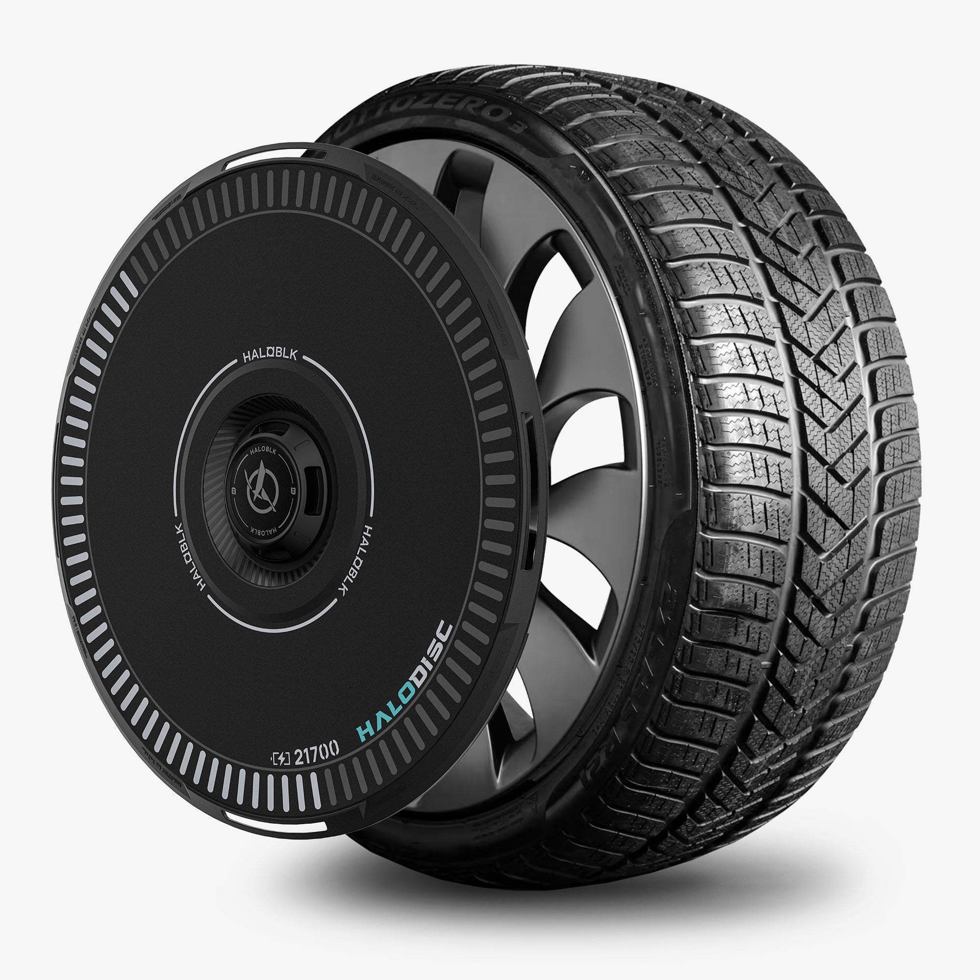 HALODISC 2 Wheel Covers for Tesla Model Y 21" Überturbine Wheels丨Charging