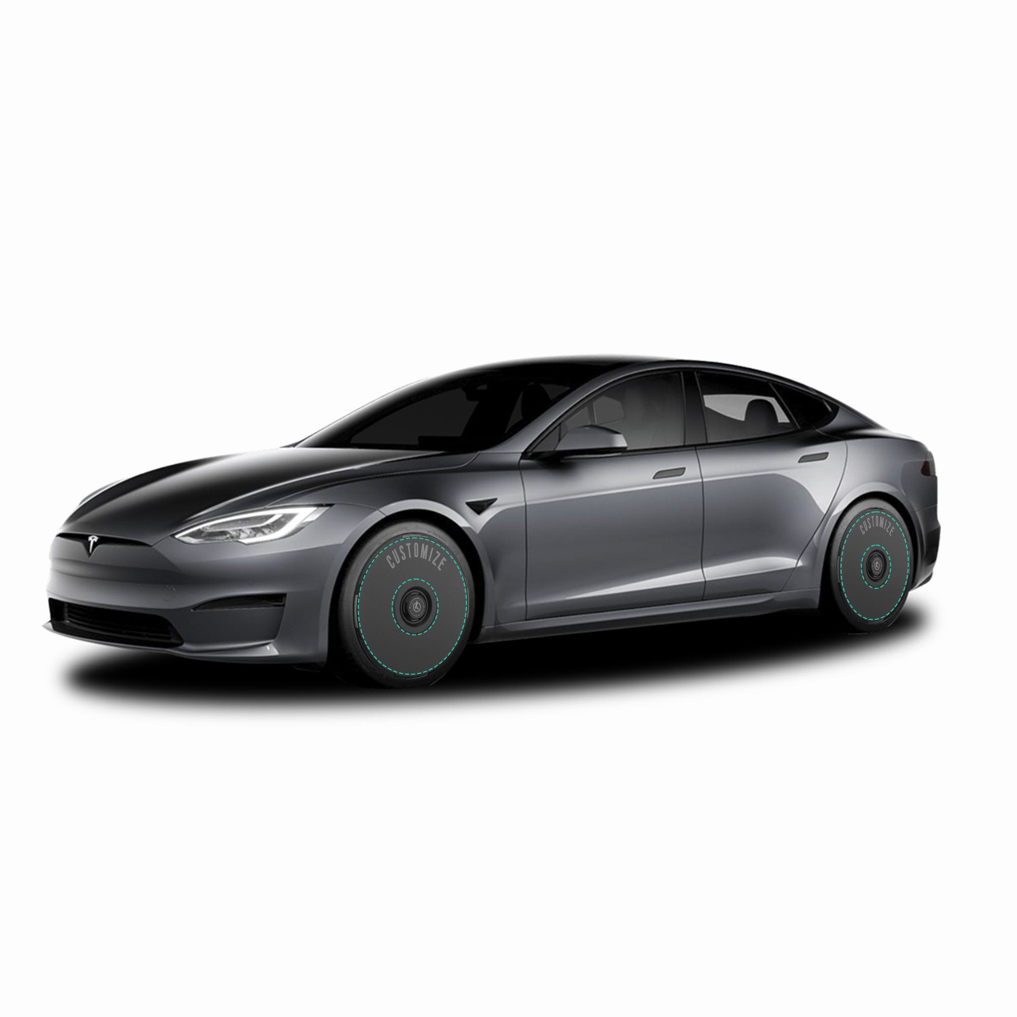 HALODISC 2 Wheel Covers for Tesla Model S 19" Tempest Wheels丨Customize