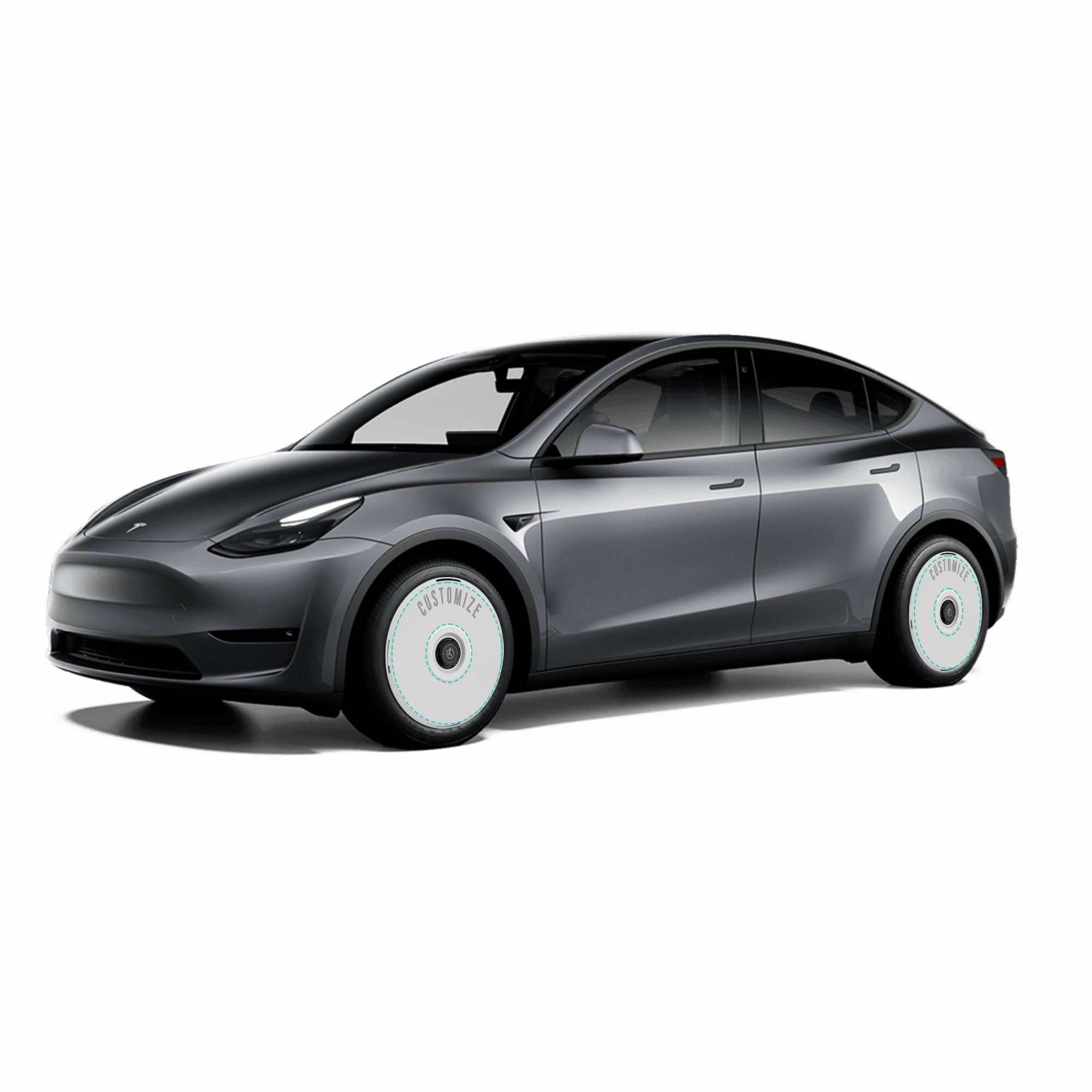 HALODISC 2 Wheel Covers for Tesla Model Y 19" Gemini Wheels丨Customize