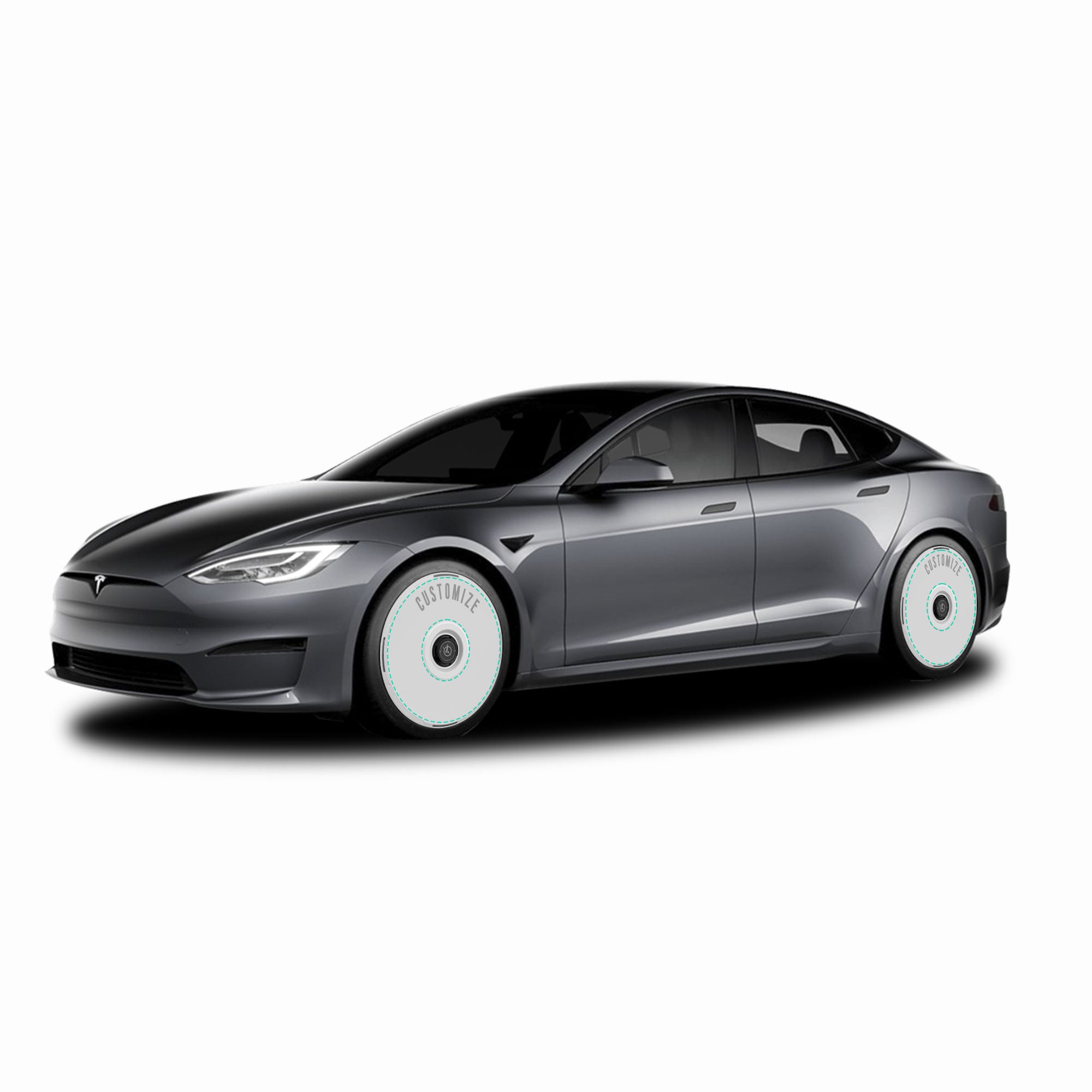 HALODISC 2 Wheel Covers for Tesla Model S 19" Tempest Wheels丨Customize