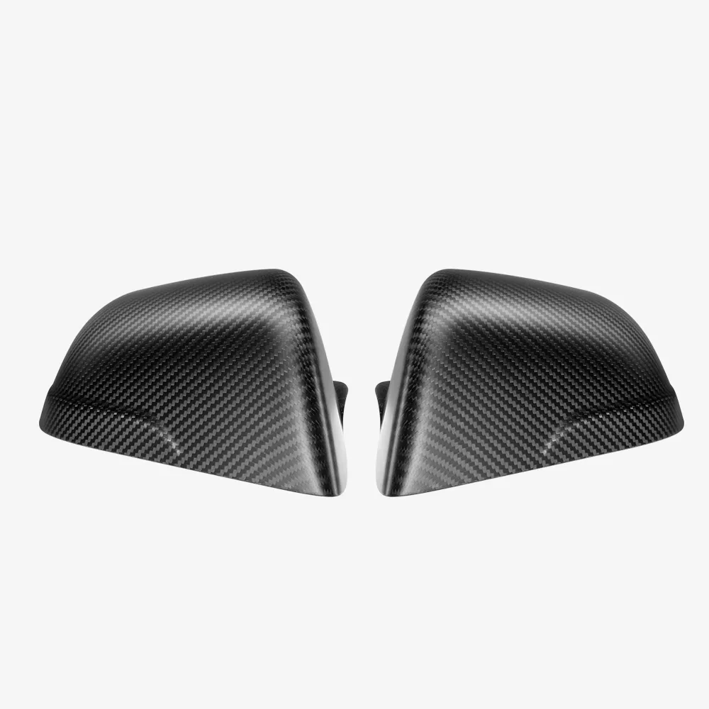 Carbon Fiber Side Mirror Caps for Tesla Model 3 Highland